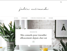 Tablet Screenshot of juliemirande.com
